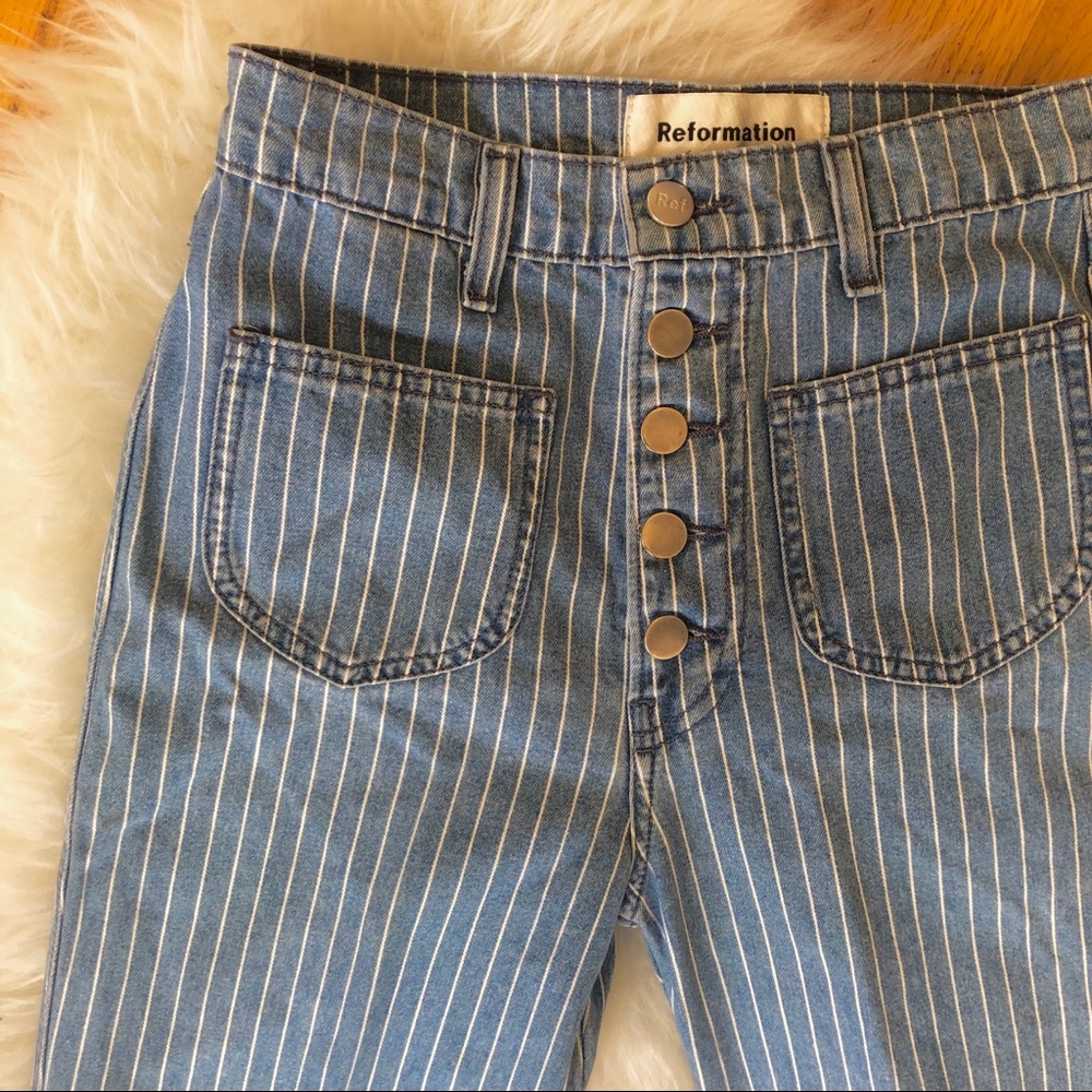 Striped Jeans